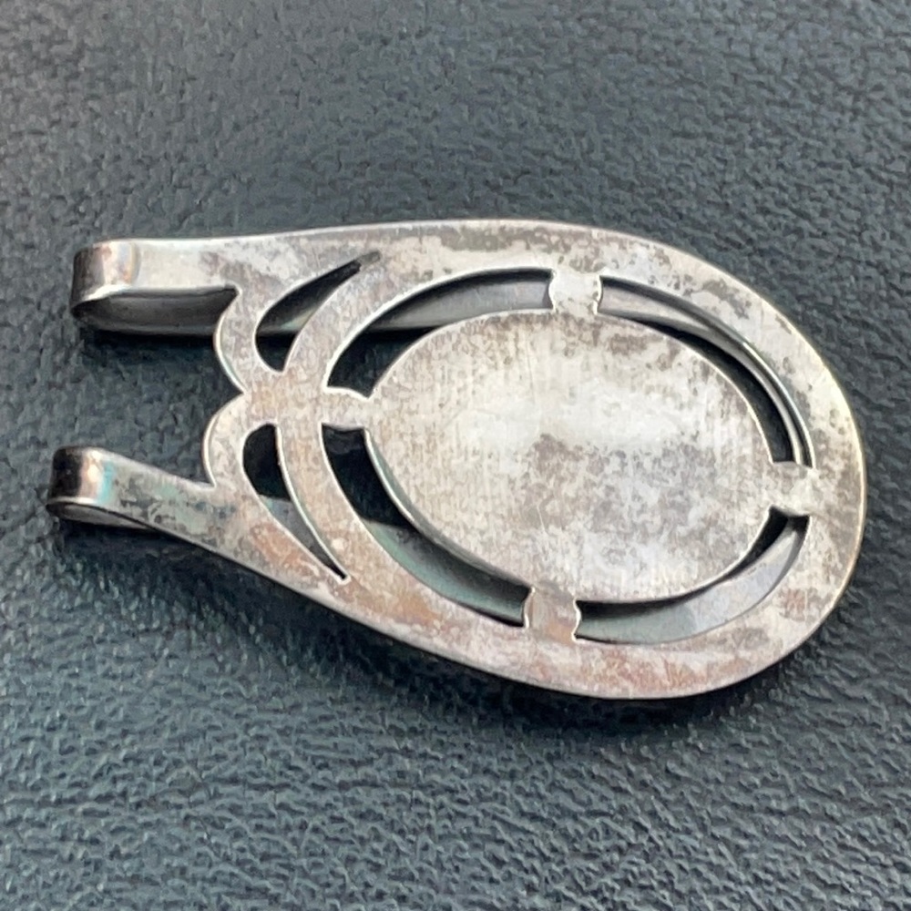 Sterling MONEYCLIP Manchester Silver Co. Fine Jewelry Money Clip. 109 yrs old!